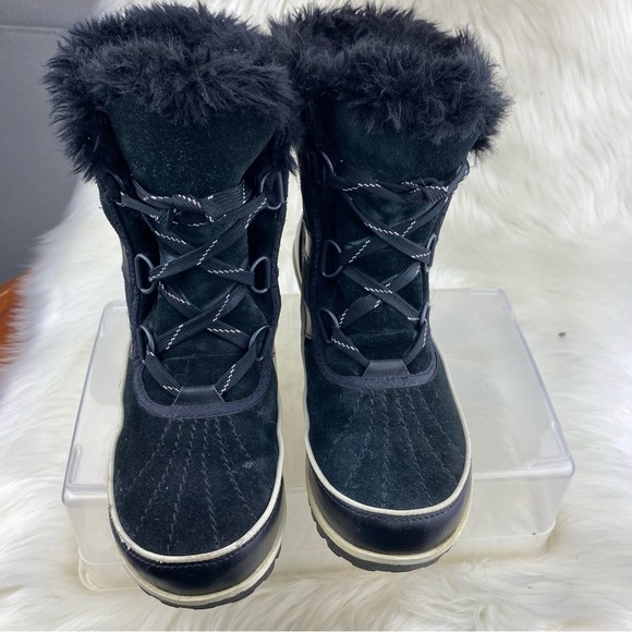 SOREL TIVOLI ll MID CALF FAUX FUR WOMAN BOOTS SIZE 7 - Picture 1 of 12